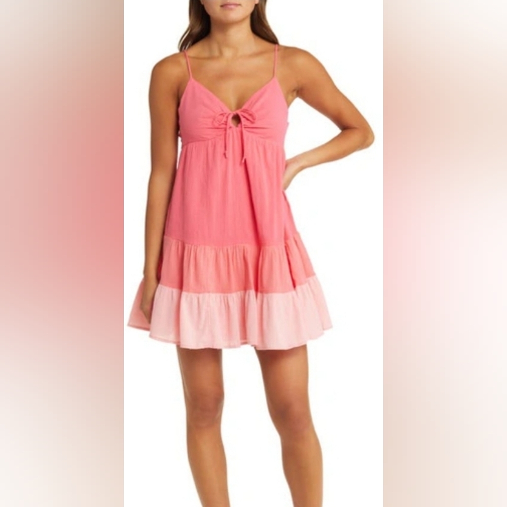 BP Floral Pink Tiered Sundress Nwt Size 4x